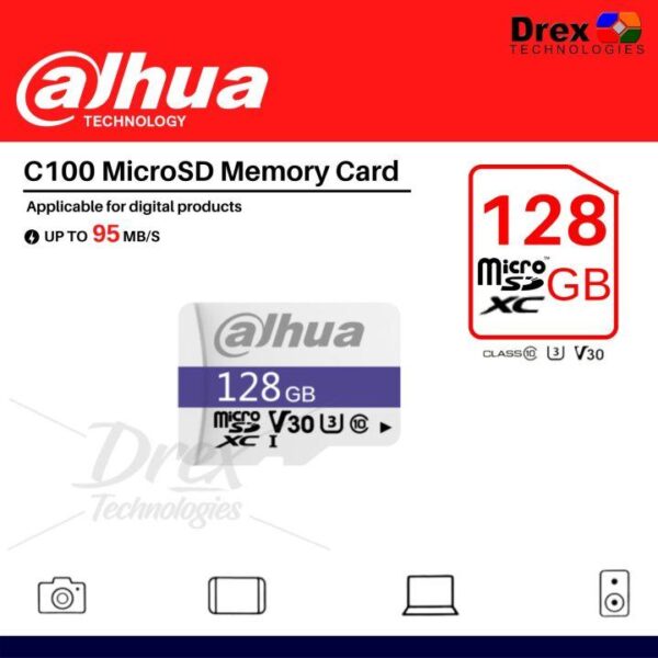 Dahua Memory card 128GB MicroSD up to 95bps