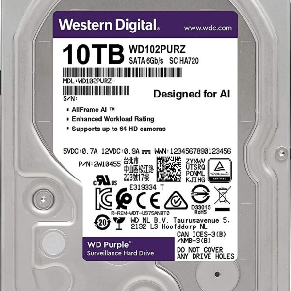 10 TB WD Surveillance Hard Disk