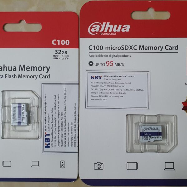 Dahua C100 microSDXC Memory Card 64GB UPTO 95Mbps
