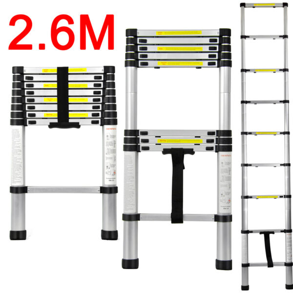 Single Telescopic Ladder 2.6M