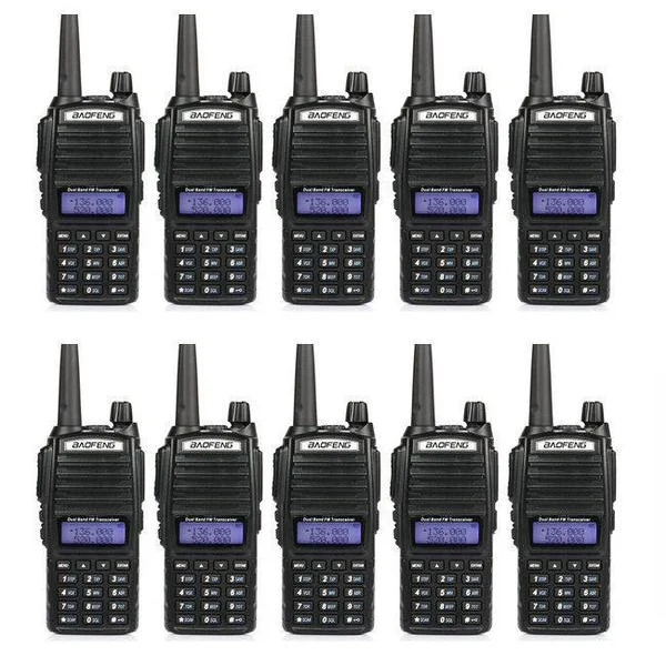 Baofeng UV 82 Walkie-Talkie 8W 8-10KM (10 Pieces)