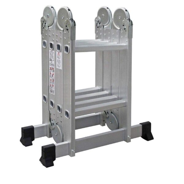 4 X 2, (2.5mtrs) , (8.2ft) Aluminum Multipurpose Ladder