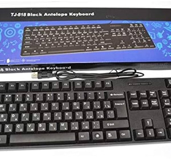TJ-818 Black Antelope Wired Keyboard