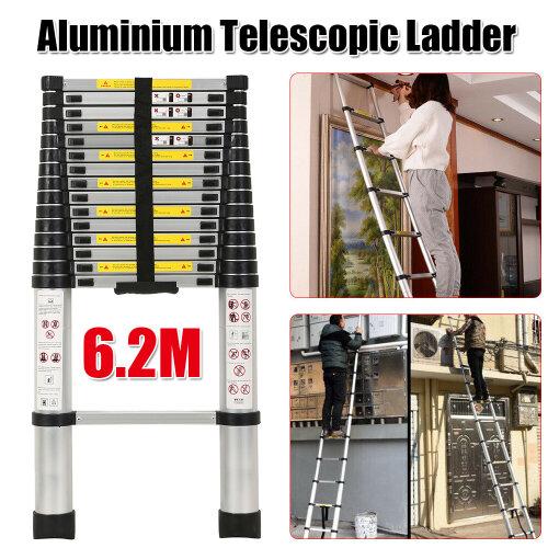 Single Telescopic Aluminum Ladder 6.2M