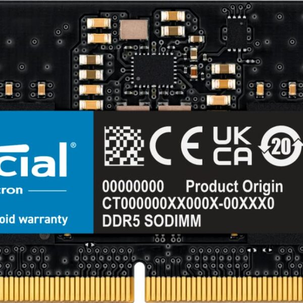Crucial laptop Ram 8GB DDR5 4800Mhz