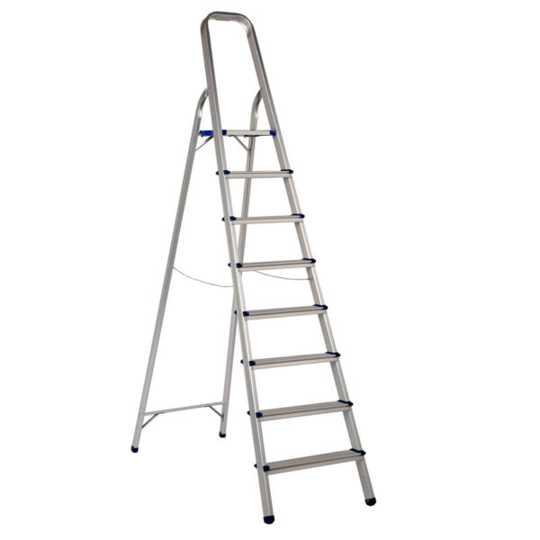 8-Steps Aluminum Household Ladder