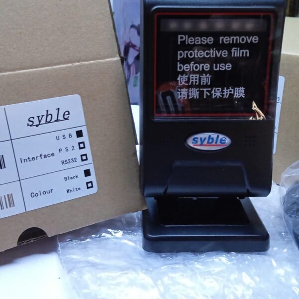 1D 2D Desktop Barcode Scanner Handsfree Omnidirectional Wired Barcode Scanner. XB 8606