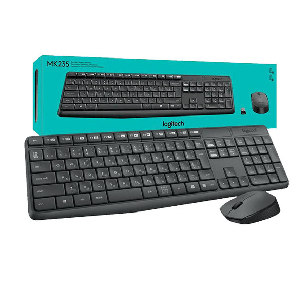 Logitech Wireless Keyboard and Mouse MK235