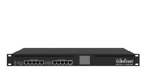 Mikrotik RB3011UiAS-RM 1U Rackmount, 10x Gigabit Ethernet Router
