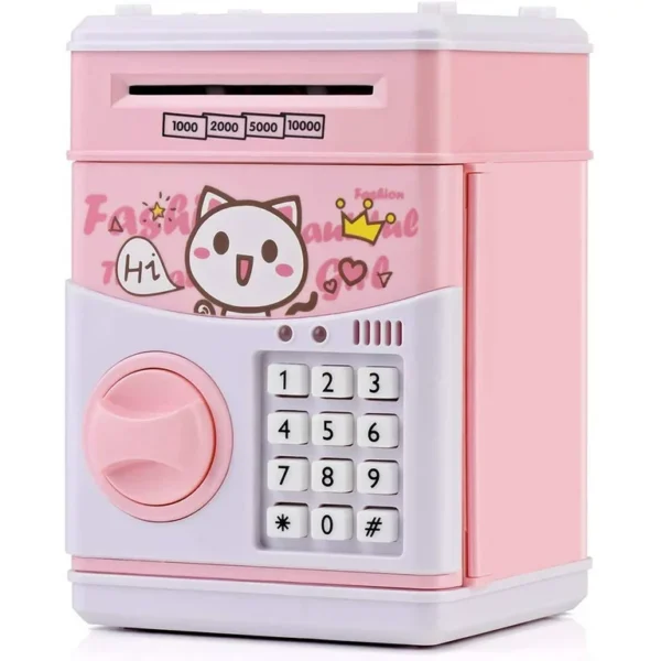 Kids Saving Piggy Bank Cash Coin Can ATM Bank Electronic Money Bank