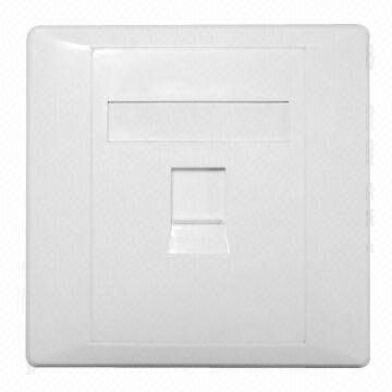 Network Faceplates; Single & Dual