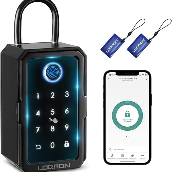 LOQRON Smart Key Lock Box with App Control