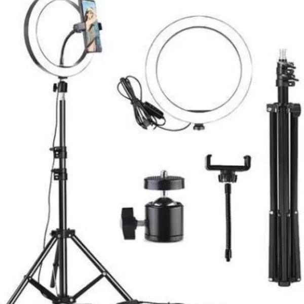 13 inch Ring Light With 2.1Meters Tripod Stand And Phone Holder