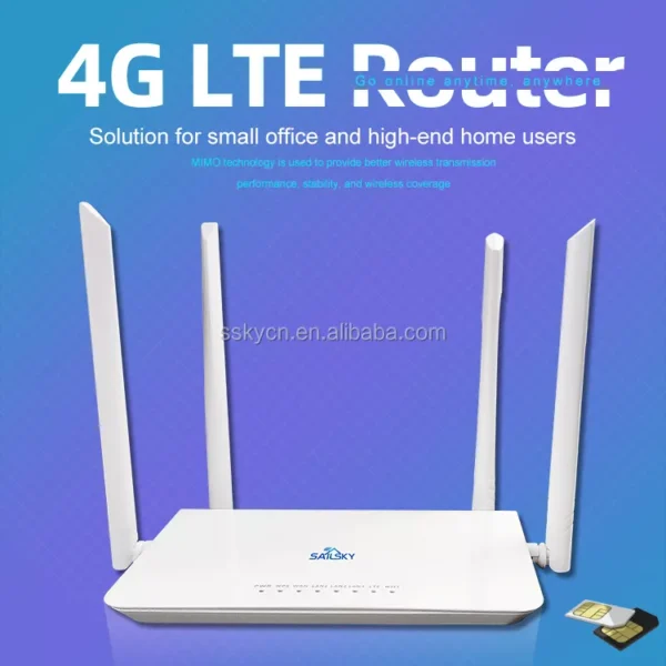 Sailsky 4G LTE 300Mbps router with sim card slot