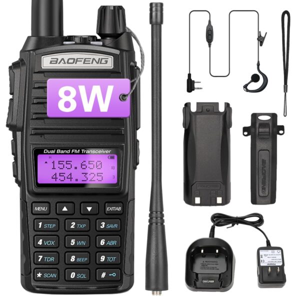 Baofeng UV 82 Walkie-Talkie 8W 8-10KM