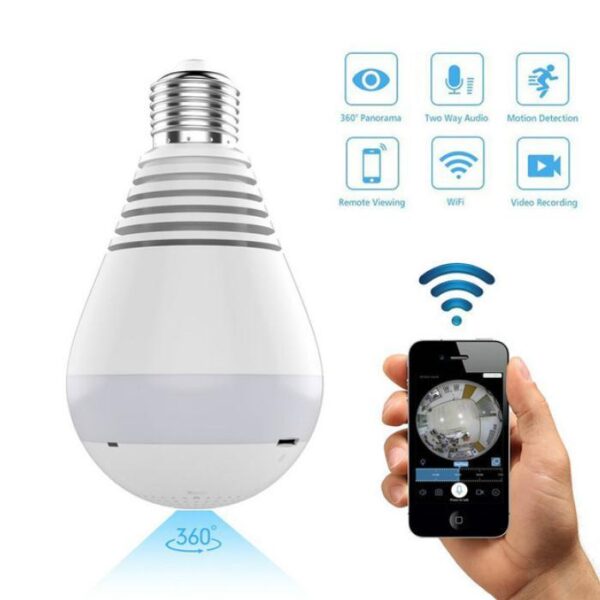 V380 Wi-Fi Smart Net Bulb Camera